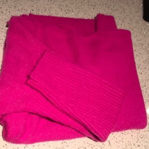 Super soft hot pink sweater